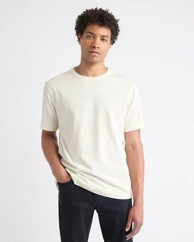 T-Shirt à Manches Courtes et Col Rond