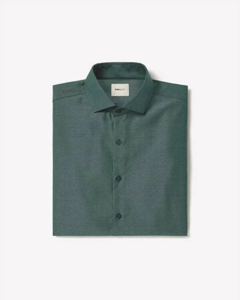 Tailored-Fit Two-Tone Dobby Dress Shirt