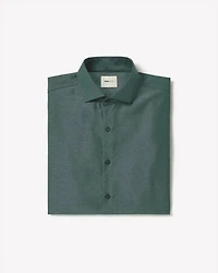 Tailored-Fit Two-Tone Dobby Dress Shirt
