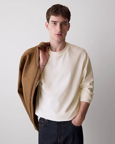 T-Shirt à Manches Longues et Col Rond