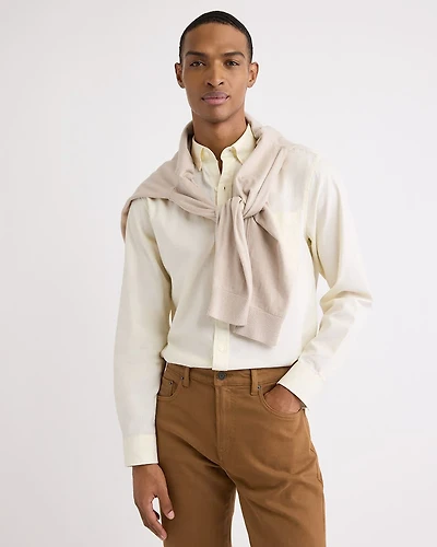 Chemise Texturée à Manches Longues