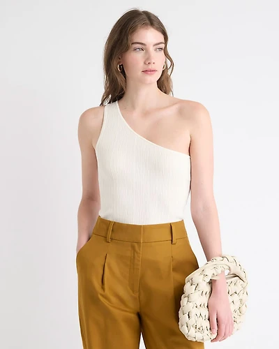 One-Shoulder Bodycon Tank