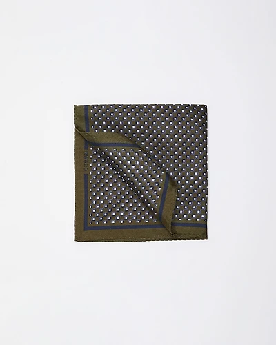 Handkerchief with Micro Geometric Pattern