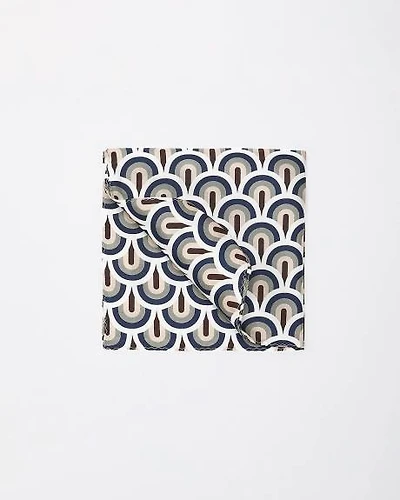 Handkerchief with Geometric Pattern