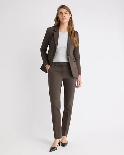 Limitless Mid-Rise Long Slim-Leg Signature Pant
