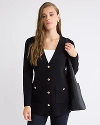 Long-Sleeve Long Cardigan