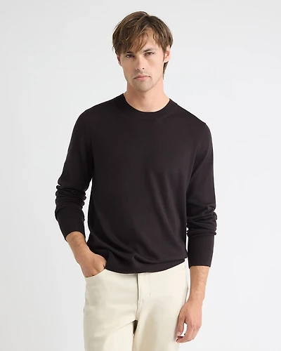 Merino Wool Crew Neck Sweater