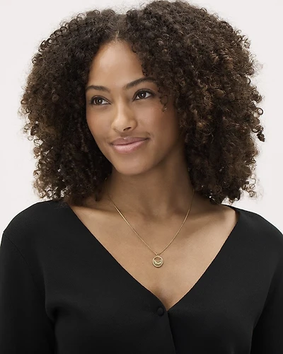 Delicate Chain with Half-Moon Pendant