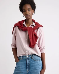 Chemise Oxford à Manches Longues