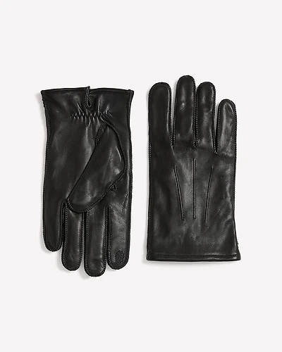 Leather Gloves with Cashmere Lining