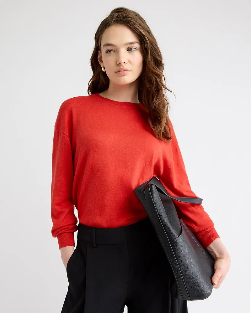 Pull à Manches Longues et Col Rond