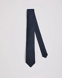 Blue Skinny Textured Tie