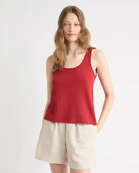 Loose Crochet Tank Top