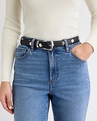 Ceinture Cloutée en Cuir