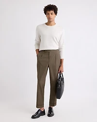 Tapered-Leg Prince-of-Wales Pant