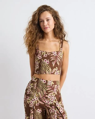 Floral Bustier Top