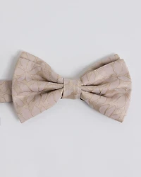Noeud Papillon à Motif Floral Ton sur