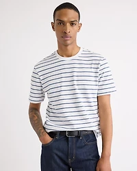 Striped Short-Sleeve Crew-Neck Tee