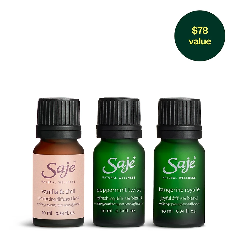 Vanilla & Chill, Peppermint Twist & Tangerine Royale