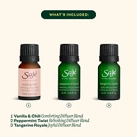 Vanilla & Chill, Peppermint Twist & Tangerine Royale