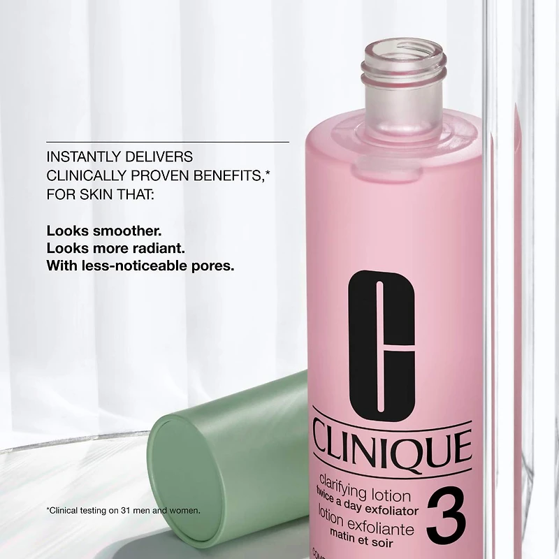 Clarifying Face Lotion 3 Toner for Gentle Exfoliation of Combination Oily Skin