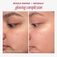 Disques exfoliants éclat du visage aux acides glycolique et lactique avec AHA