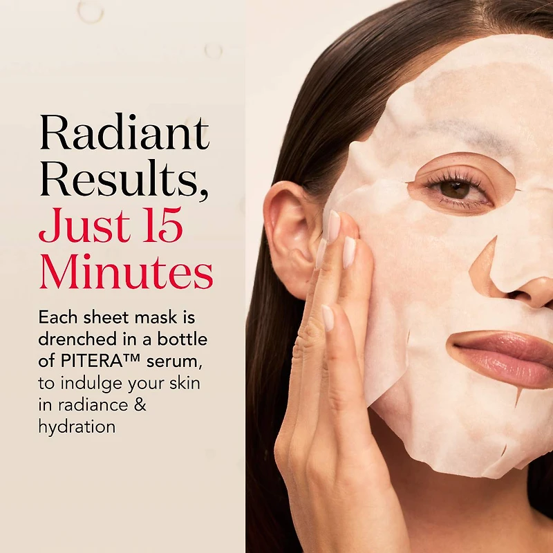 Masque de soin visage au sérum illuminant