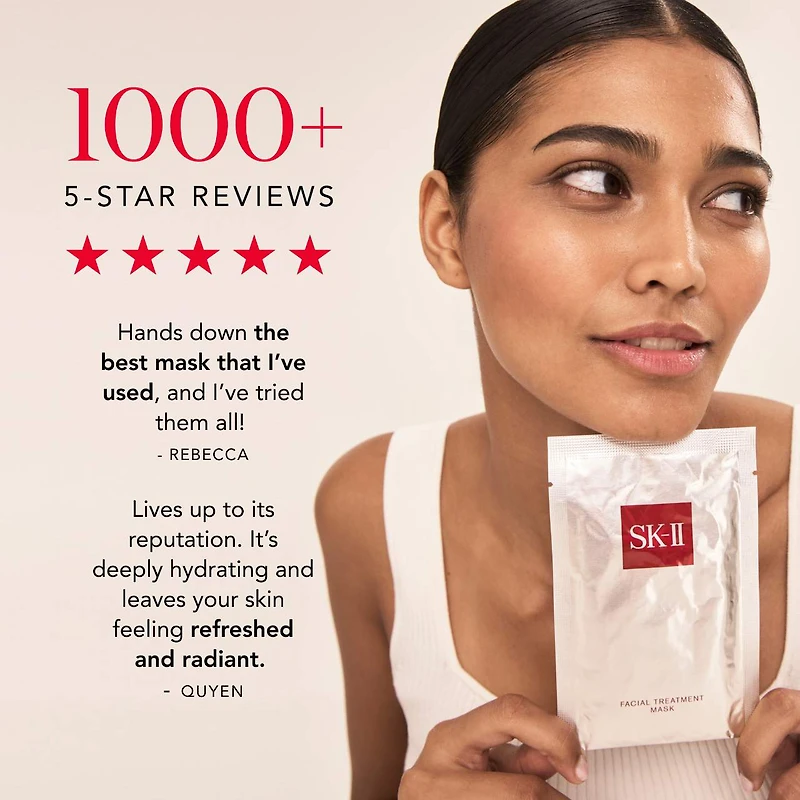 Masque de soin visage au sérum illuminant