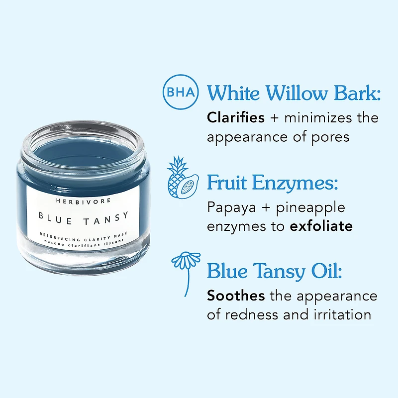 Blue Tansy BHA and Enzyme Pore Refining Mask