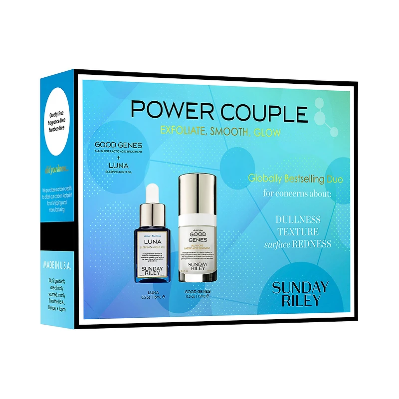 Power Couple Advanced Retinol and Lactic Acid Duo