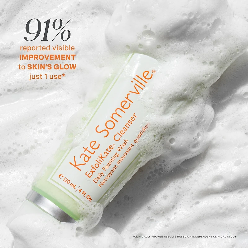 Nettoyant moussant quotidien ExfoliKate™ avec AHA et enzymes