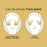 Timbres de gel hydratants pour les yeux 24K Gold Pure Luxury Liftants et raffermissants