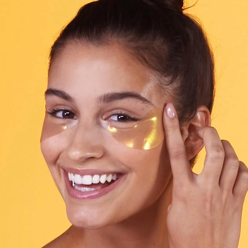 Timbres de gel hydratants pour les yeux 24K Gold Pure Luxury Liftants et raffermissants