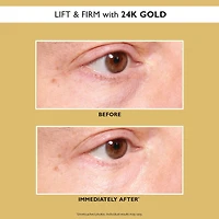 Timbres de gel hydratants pour les yeux 24K Gold Pure Luxury Liftants et raffermissants
