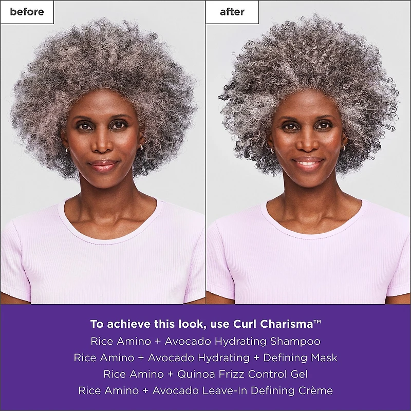 Gel de contrôle des frisottis Acides aminés de riz + quinoa Curl Charisma™