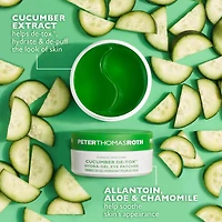 Timbres hydro-gel pour les yeux au concombre De-Tox™