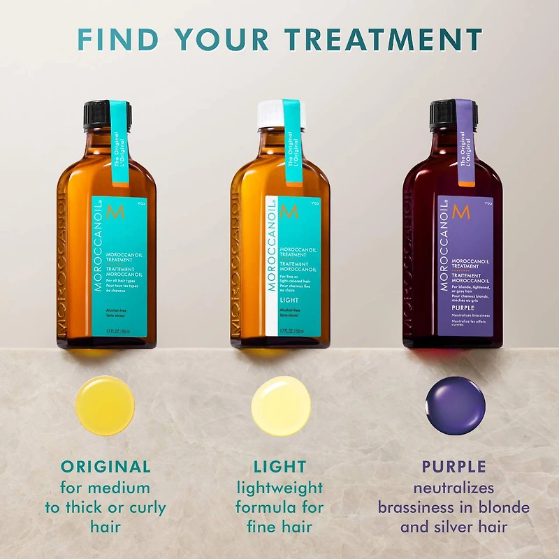 Huile capillaire légère Moroccanoil pour cheveux fins