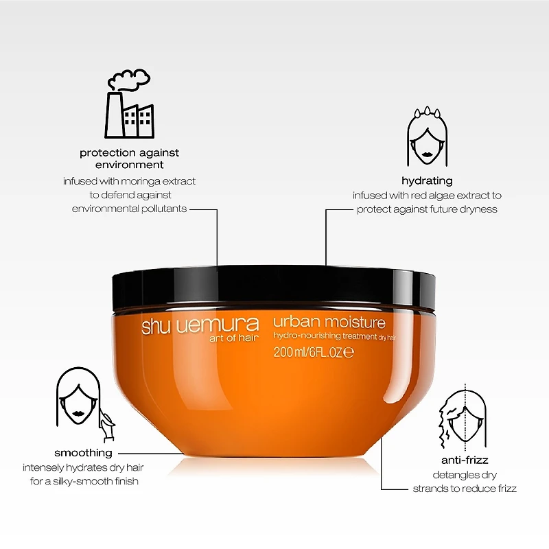 Masque de soin Hydro-nourrissant Urban Moisture pour cheveux secs