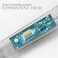 Fer à coiffer céramique pour ondulations et volume BodyWaver 1,75 po Professional (blanc et or rose)