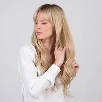 BodyWaver 1.75” Professional Ceramic Styling Iron for Waves and Volume (White & Rose Gold)