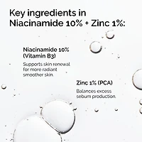 Sérum régulateur de sébum avec niacinamide à 10 % et zinc 1 %