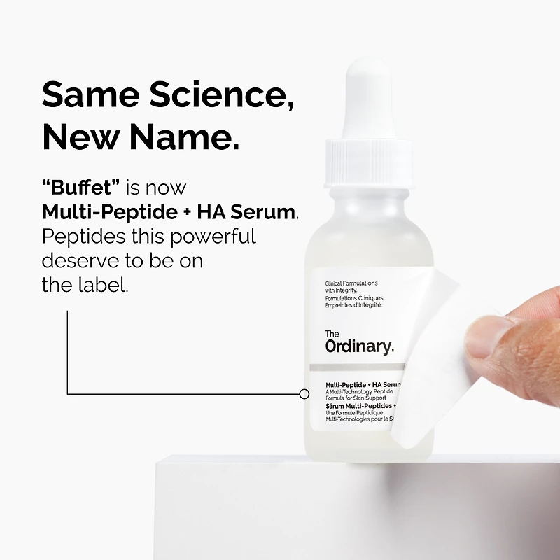 Sérum pour les rides faciales multipeptides + AH