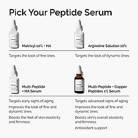 Sérum pour les rides faciales multipeptides + AH