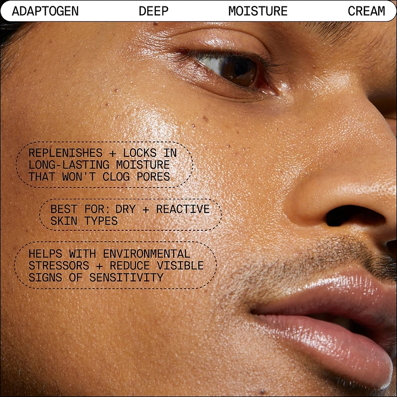 Adaptogen Deep Moisturizing Cream with Ashwagandha + Reishi Mushroom