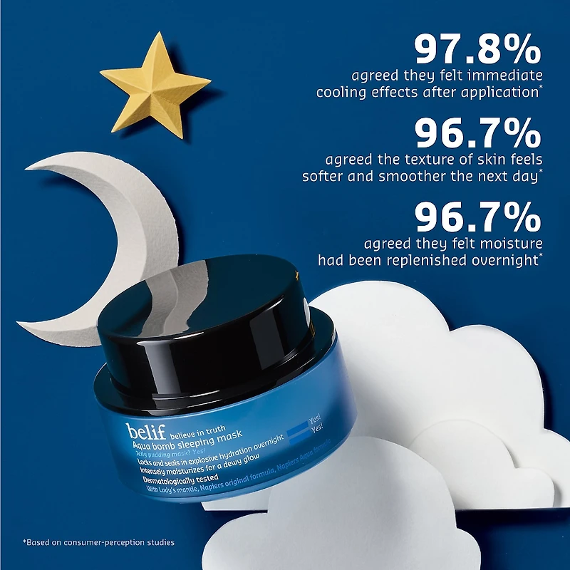 Masque de nuit Aqua Bomb