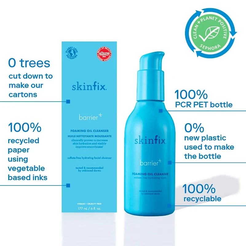 Barrier+ Foaming Oil Hydrating Cleanser