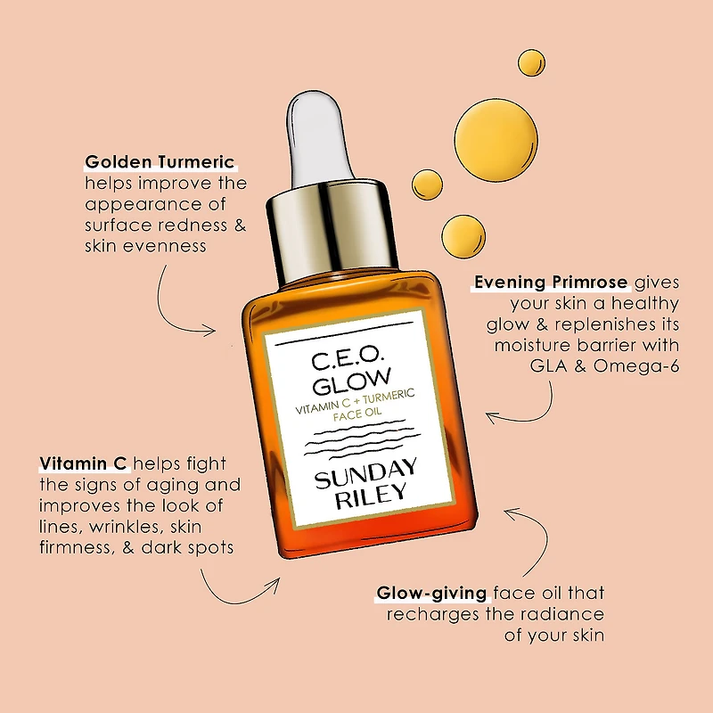 C.E.O. Glow Vitamin C + Turmeric Face Oil