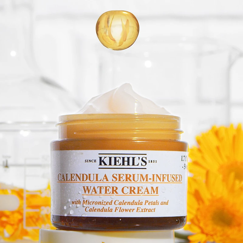 Crème d’eau infusée de sérum à la calendula