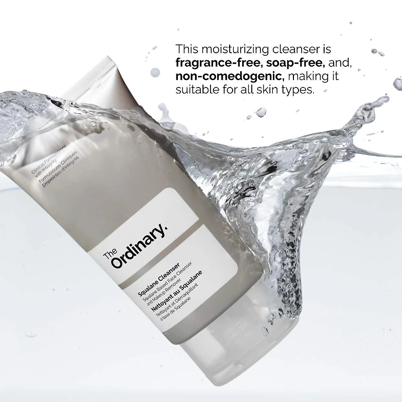 Nettoyant Squalane : Démaquillant hydratant