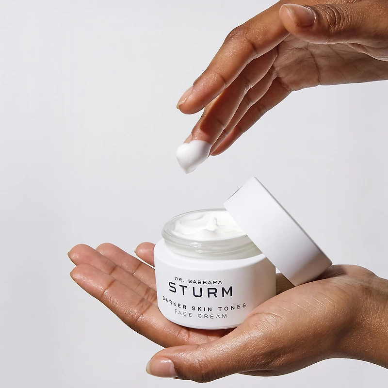Crème visage pour les tons de la peau plus foncés